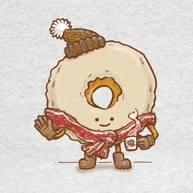 Bacon Scarf Maple Donut by nickv47